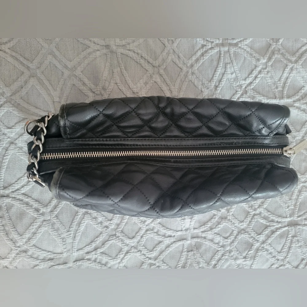 Michael Kors black quilted leather shoulder satchel - Picture 9 of 14